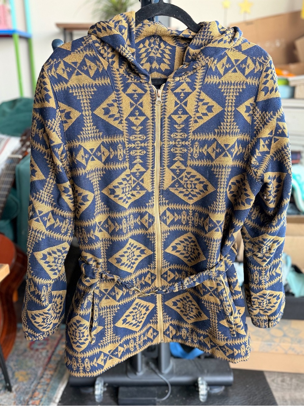 Hooded Pendleton Jacket